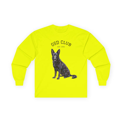 GSD Club Long Sleeve Tee — German Shepherd Graphic Shirt