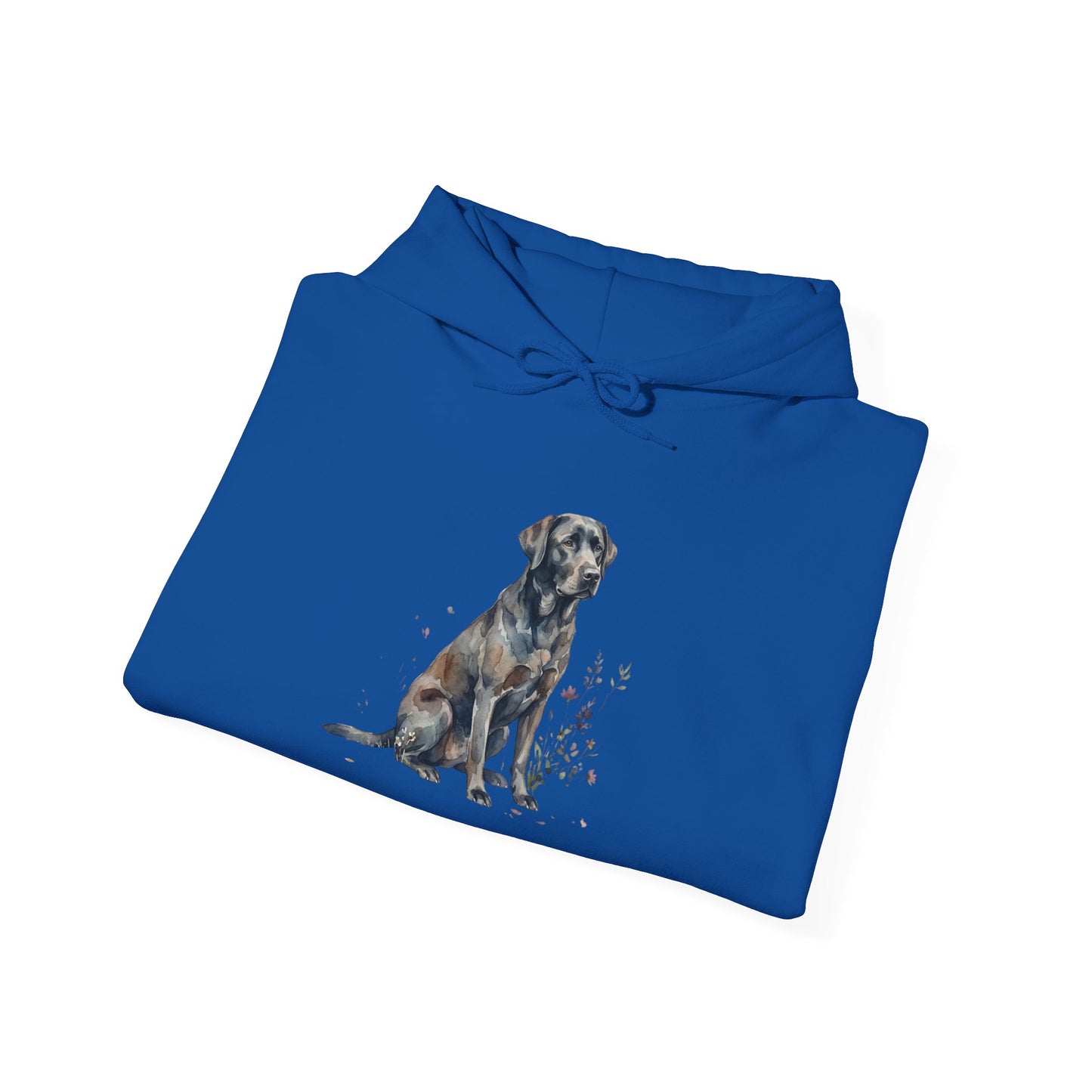 Dog Portrait Hoodie – Watercolor Labrador Graphic Sweatshirt