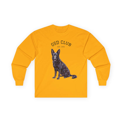 GSD Club Long Sleeve Tee — German Shepherd Graphic Shirt
