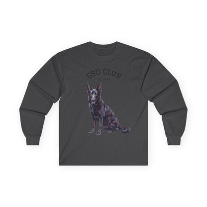 GSD Club Long Sleeve Tee — German Shepherd Graphic Shirt