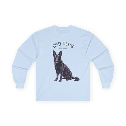 GSD Club Long Sleeve Tee — German Shepherd Graphic Shirt
