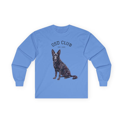 GSD Club Long Sleeve Tee — German Shepherd Graphic Shirt