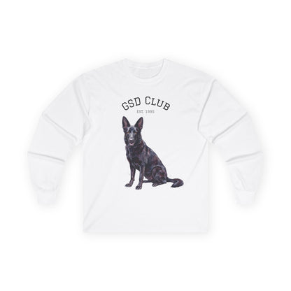 GSD Club Long Sleeve Tee — German Shepherd Graphic Shirt