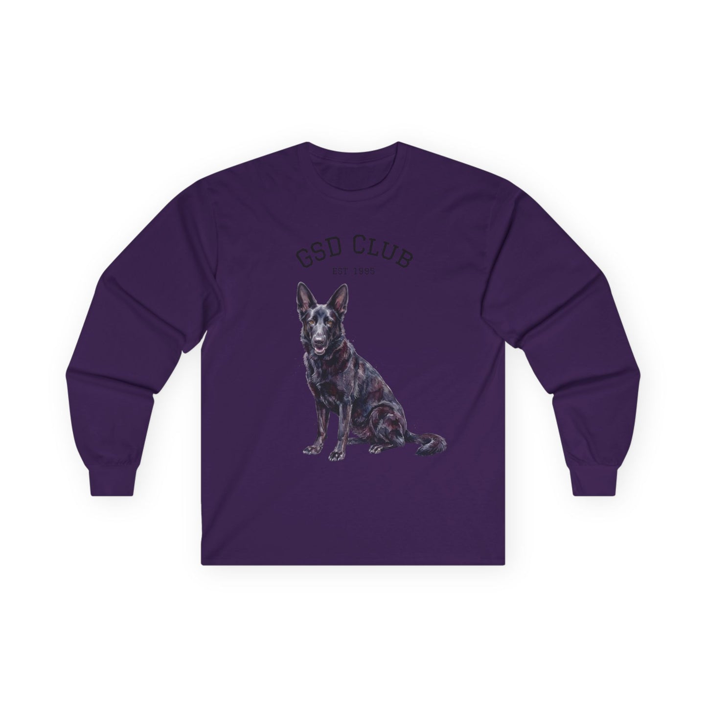GSD Club Long Sleeve Tee — German Shepherd Graphic Shirt