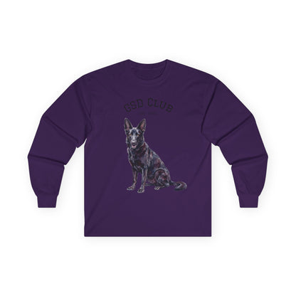 GSD Club Long Sleeve Tee — German Shepherd Graphic Shirt