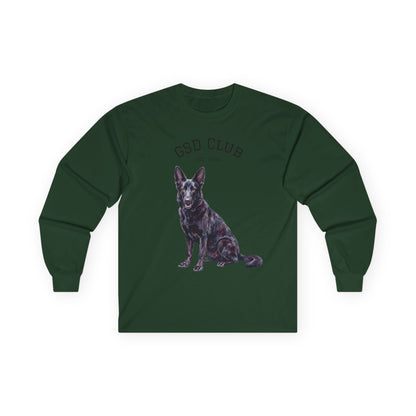 GSD Club Long Sleeve Tee — German Shepherd Graphic Shirt