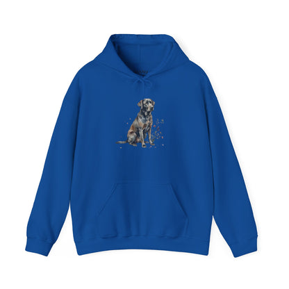 Dog Portrait Hoodie – Watercolor Labrador Graphic Sweatshirt