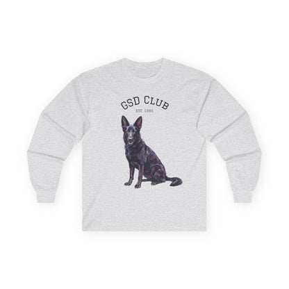 GSD Club Long Sleeve Tee — German Shepherd Graphic Shirt