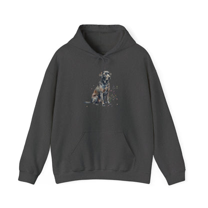 Dog Portrait Hoodie – Watercolor Labrador Graphic Sweatshirt