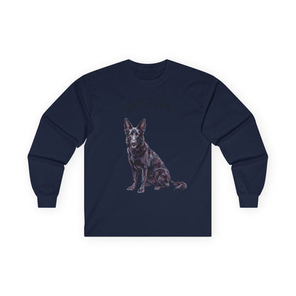 GSD Club Long Sleeve Tee — German Shepherd Graphic Shirt