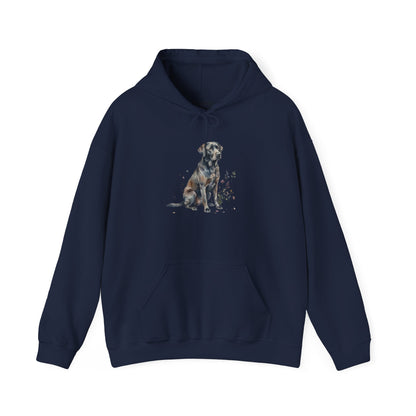 Dog Portrait Hoodie – Watercolor Labrador Graphic Sweatshirt