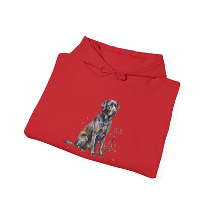 Dog Portrait Hoodie – Watercolor Labrador Graphic Sweatshirt