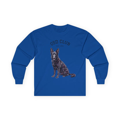 GSD Club Long Sleeve Tee — German Shepherd Graphic Shirt