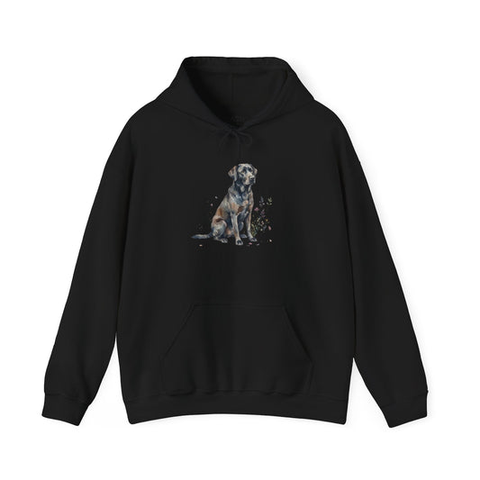 Dog Portrait Hoodie – Watercolor Labrador Graphic Sweatshirt